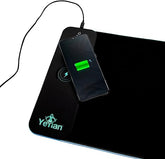 Mousepad Gamer Yeyian Ygg-68902 Flex Carga Inalambrica, Rgb Antiderrapante, Glider 2700